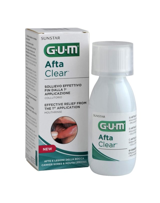 GUM AFTACLEAR RINSE 120ML