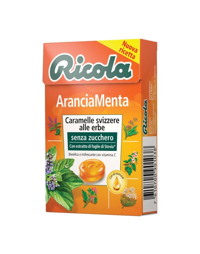 RICOLA ARANCIA MENTA S/ZUCC50G