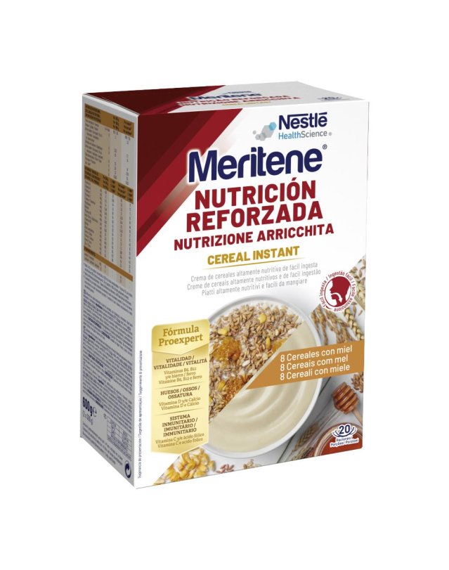 MERITENE 8CEREALI MIELE 2X300G