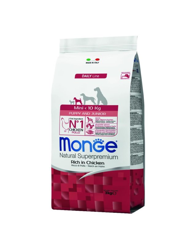 MONGE DOG PUPPY MINI 3 KG.