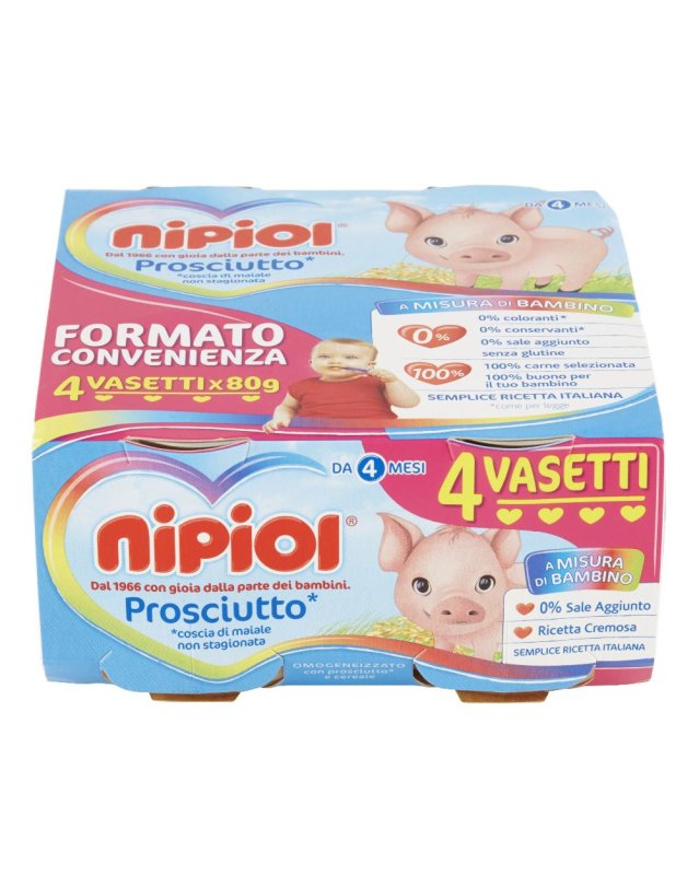 NIPIOL OMOG PROSCIUTTO 4X80G
