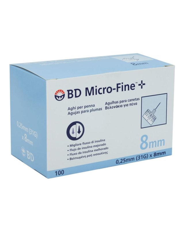BD MICROFINE AGO G31 8MM 100PZ