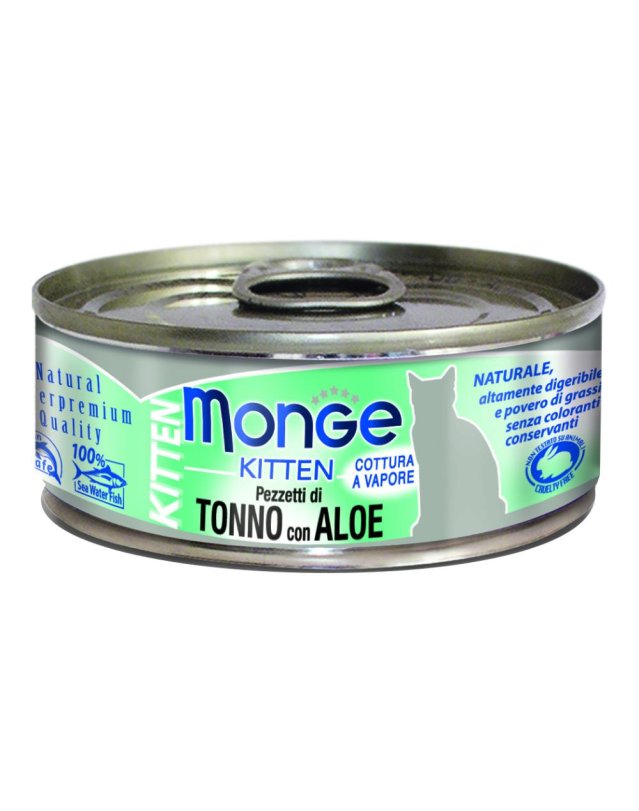 MONGE CAT TONNO/ALOE KITTEN 80