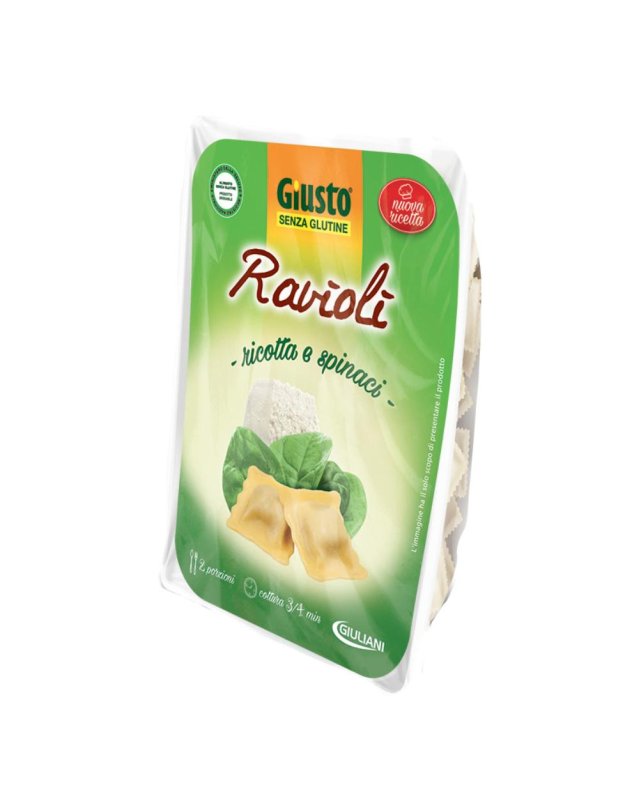 GIUSTO S/G RAVIOLI RICOTTA/SPI