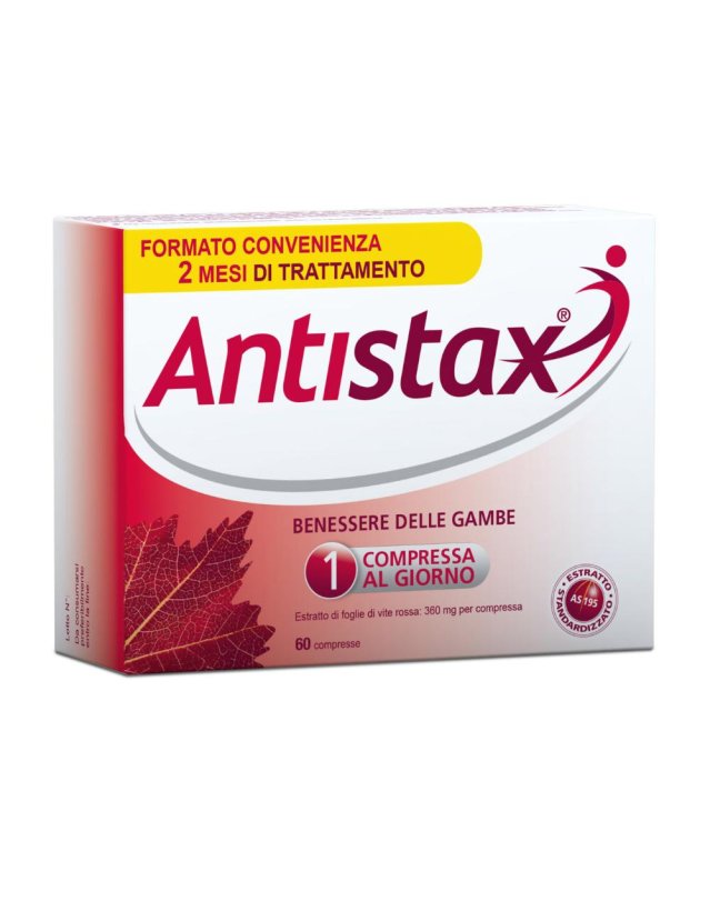 Sanofi Antistax 360mg 60cpr Benessere Delle Gambe