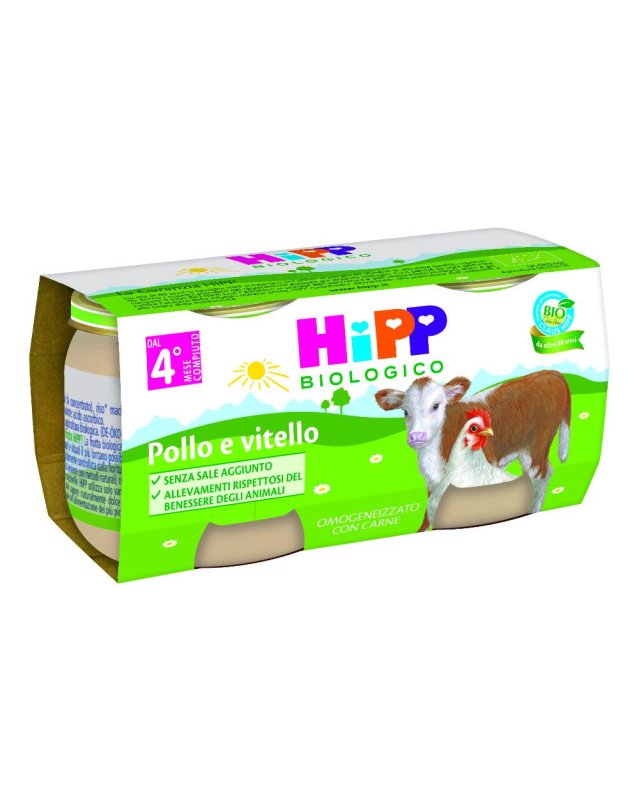 HIPP BIO OMOG POLLO VITEL 2X80G