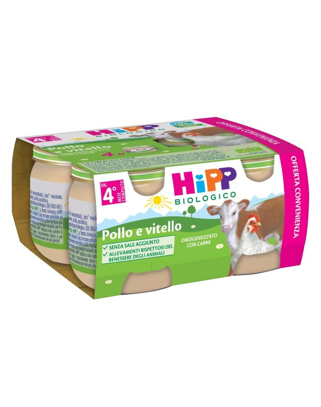 HIPP BIO OMOG POLLO VITEL 4X80G
