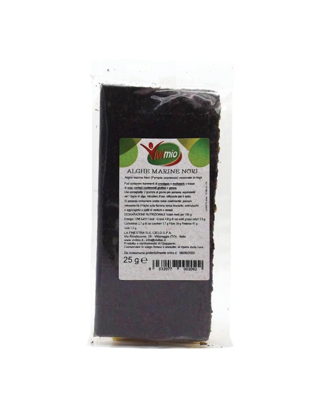 ALGHE NORI FOGLI VVM 25G