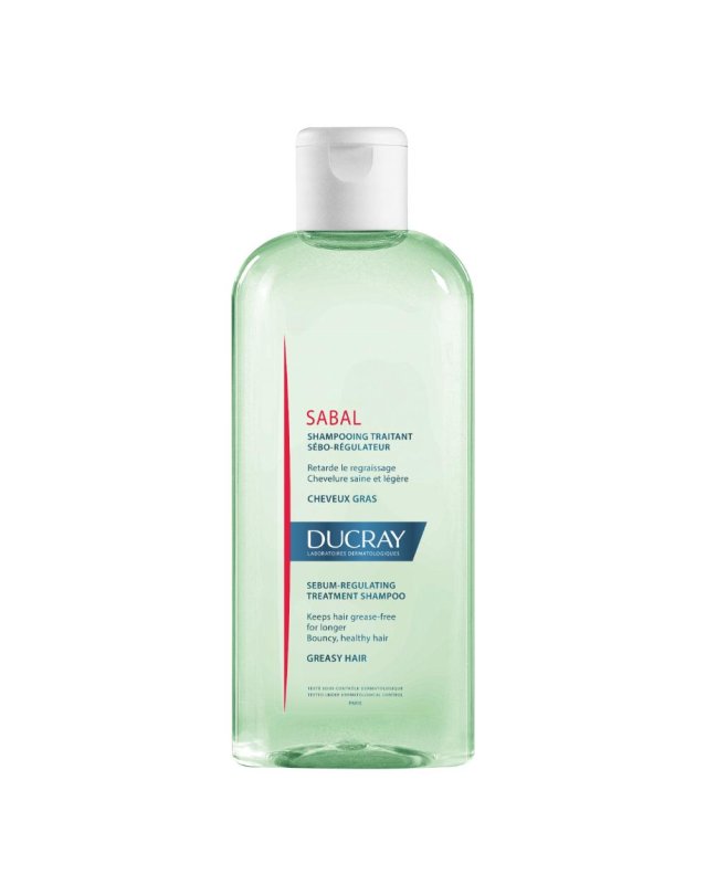 Ducray Sabal Shampoo 200ml - Trattamento Sebo-Regolatore per Capelli Grassi
