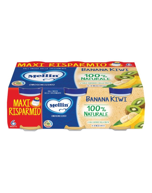 OMO MELLIN Banana/Kiwi 6x100g