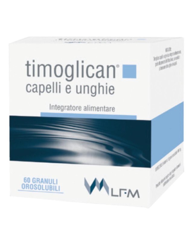 Timoglican capelli unghie 60 granuli- integratore per capelli e unghie
