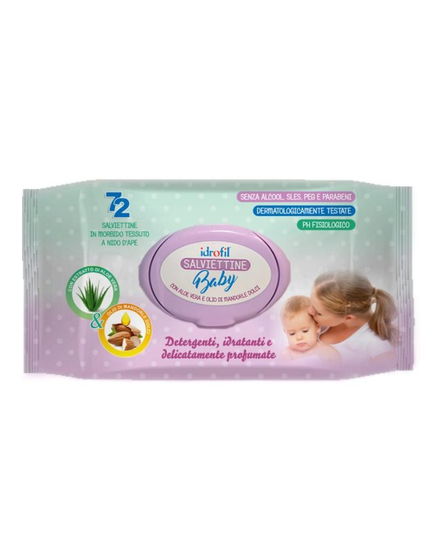 SALVIETTINE BABY ALOE 72PZ