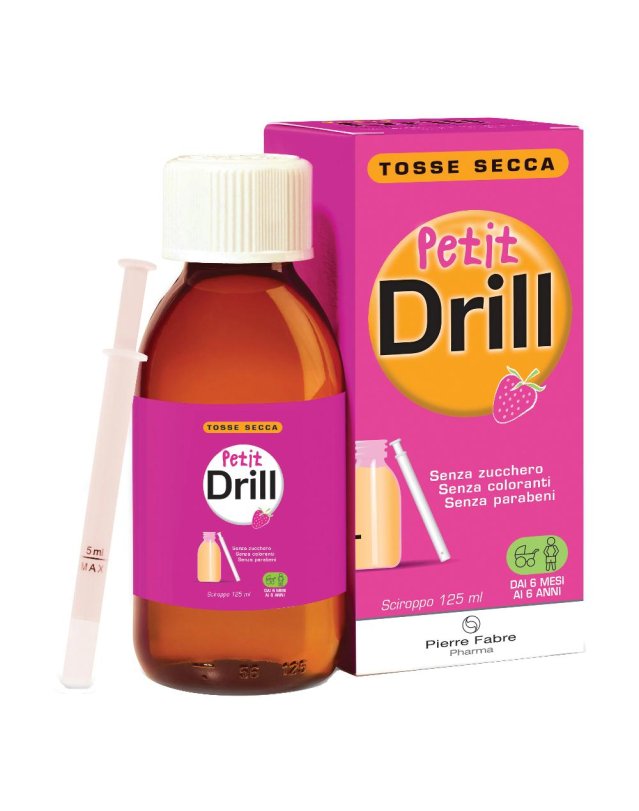Petit Drill Sciroppo Per La Tosse 125 ml - Sollievo Naturale per la Tosse dei Bambini