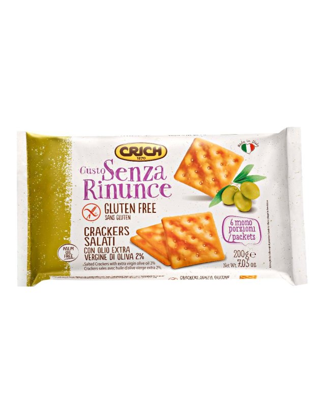 GUSTO S/RINUNCE CRACKERS 200G