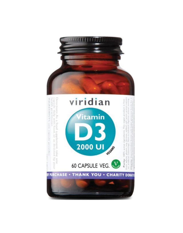 VIRIDIAN Vit.D3 2000UI 60Cps