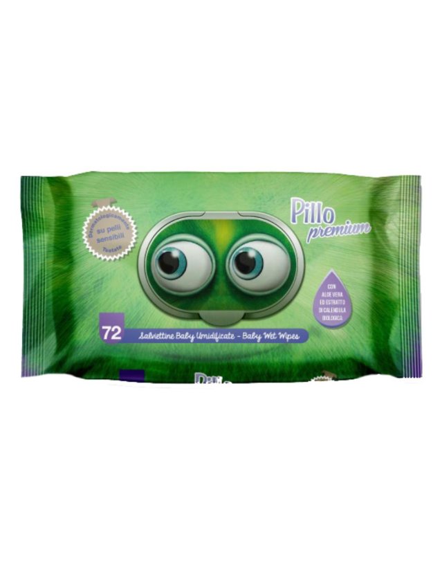 Pillo Salviette Igiene Bimbo 72 Pezzi