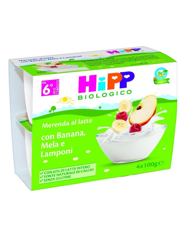 HIPP MERENDA LATTE/BAN/LAM400G
