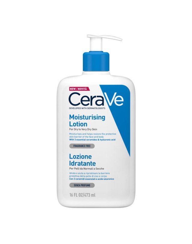 CeraVe Lozione Idratante 473ml -Per Pelle Secca e Sensibile