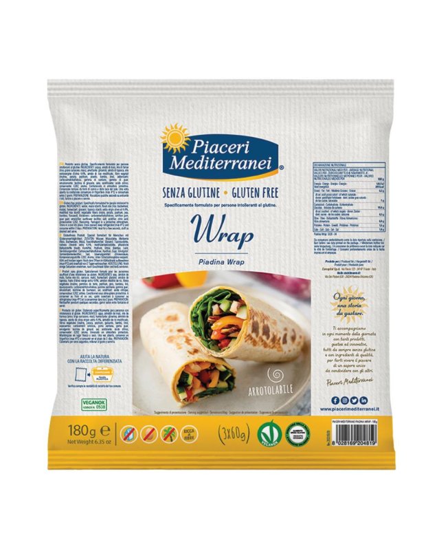 PIACERI MED.Piadina Wrap 180g