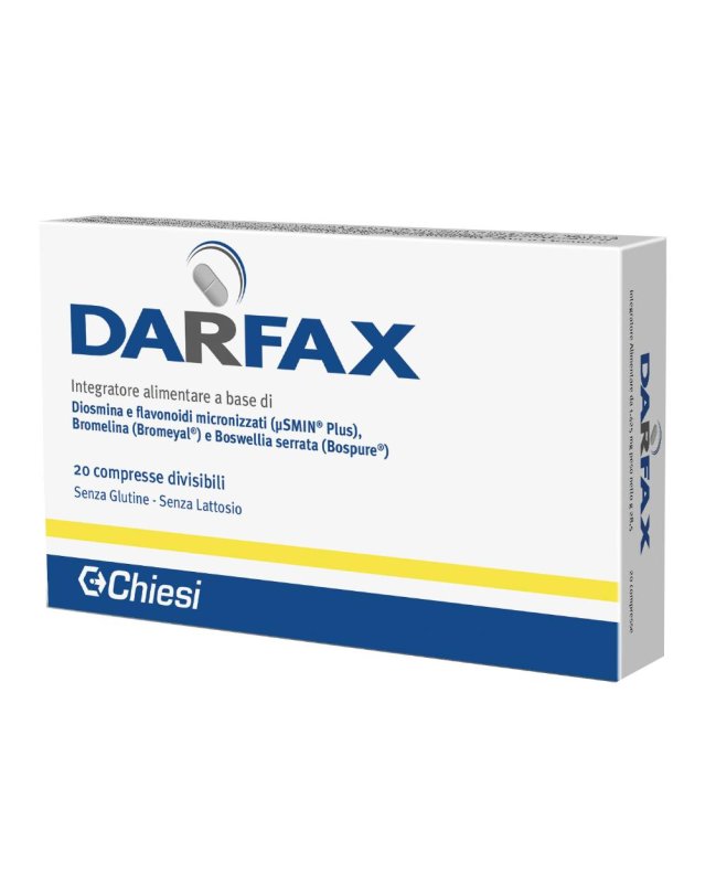 Darfax Integratore Per Drenaggio E Microcircolo 20 Compresse Divisibili