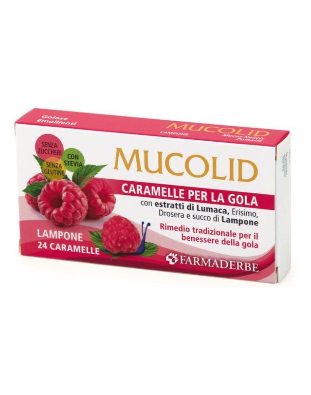 MUCOLID LUMACA&LAMPONE 24CARAM