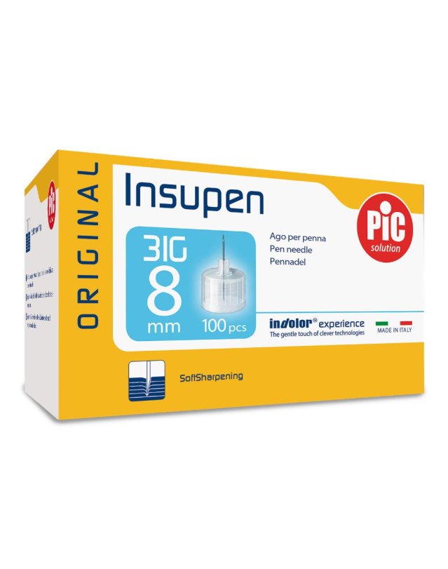 AGO INSUPEN 22990 31G 8MM 100PZ