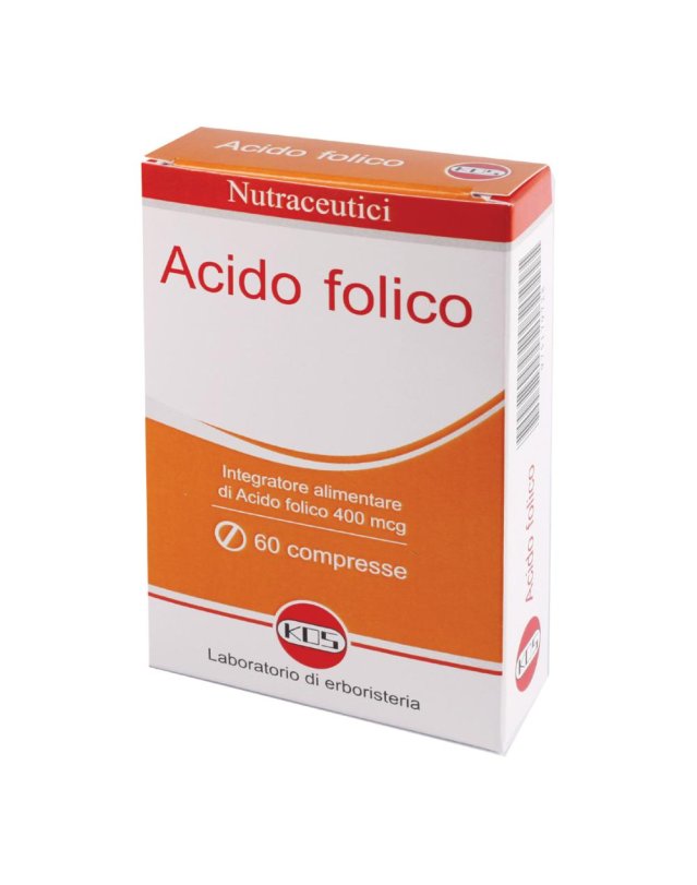 ACIDO FOLICO 400MCG 60CPR KOS