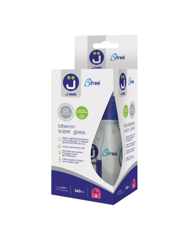 J BIMBI BIBERON VETRO SIL.160ML