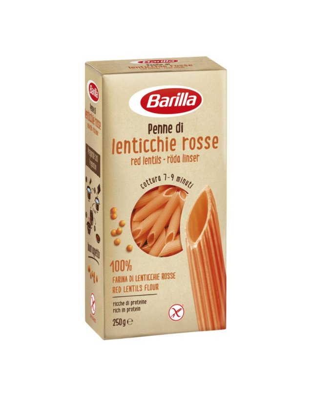BARILLA PENNE LENTIC ROS 250G