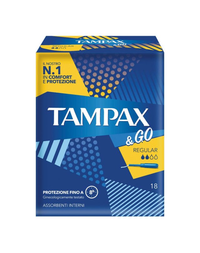 TAMPAX&GO Regular 18pz