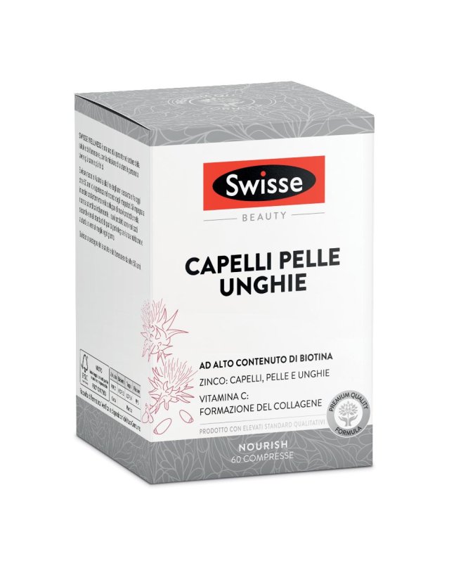 Swisse Capelli Pelle Unghie 60 Compresse - integratore di biotina