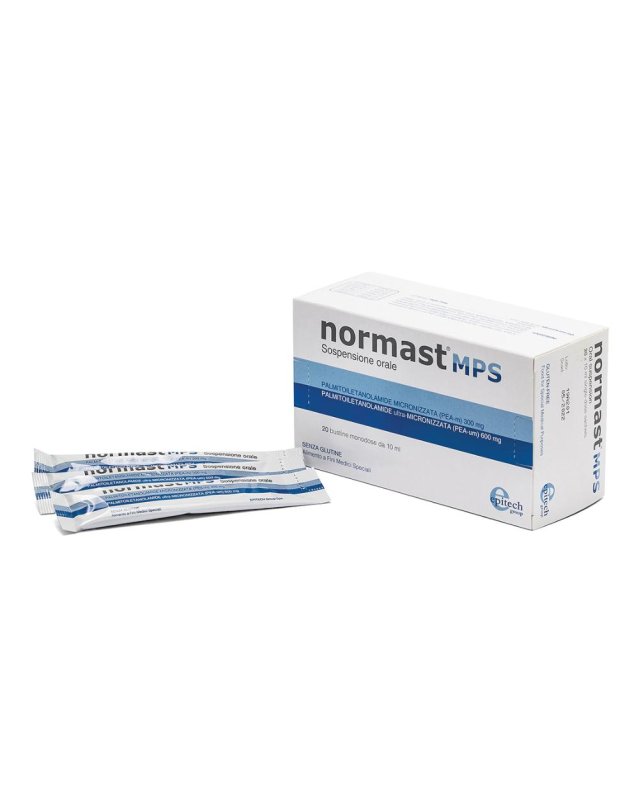 Normast MPS Sospensione Orale - 20 Bustine da 10ml per il Benessere del Sistema Nervoso