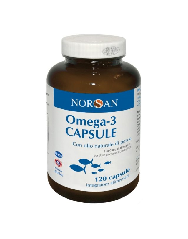 Norsan Omega3- Per Benessere Cardiovascolare Cognitivo e Oculare 120 Capsule