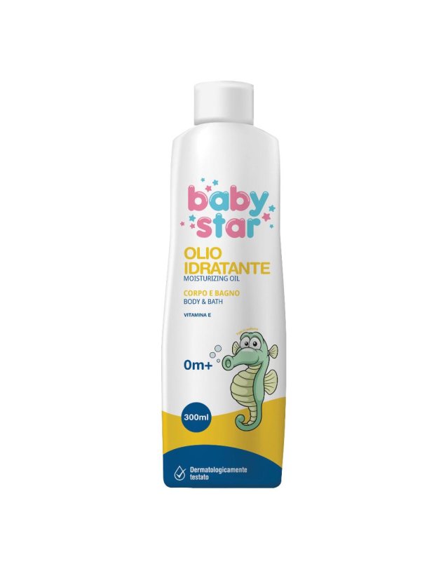 BABYSTAR OLIO CORPO/BAGNO300ML