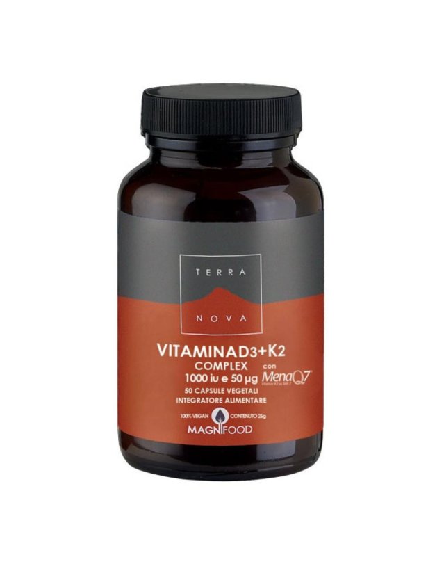 VITAMINA D3+K2 50CPS TERRANOVA