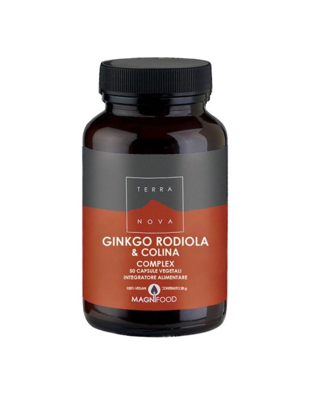 GINKGO RODIOLA COLINA 50CPS VE