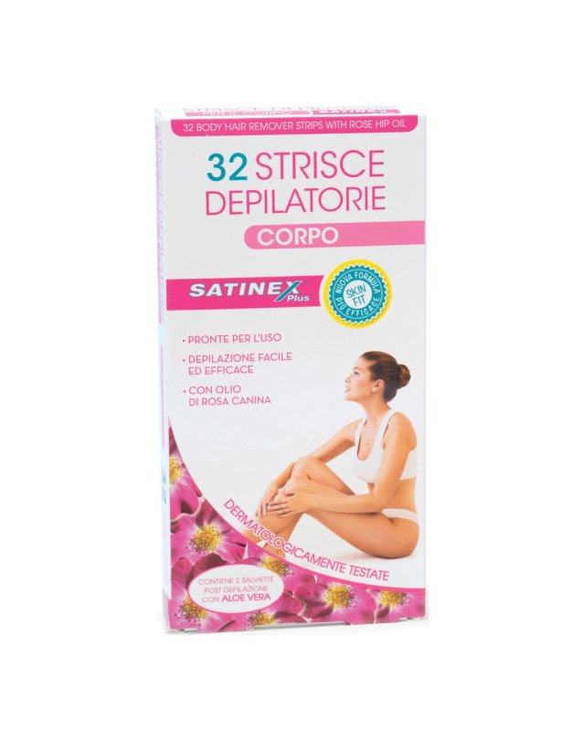 SATINEX STRISCE DEPIL CRP 32PZ