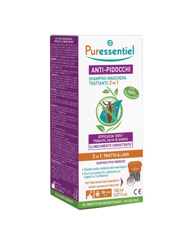 PURESSENTIEL Sh.Tratt.Pidocchi