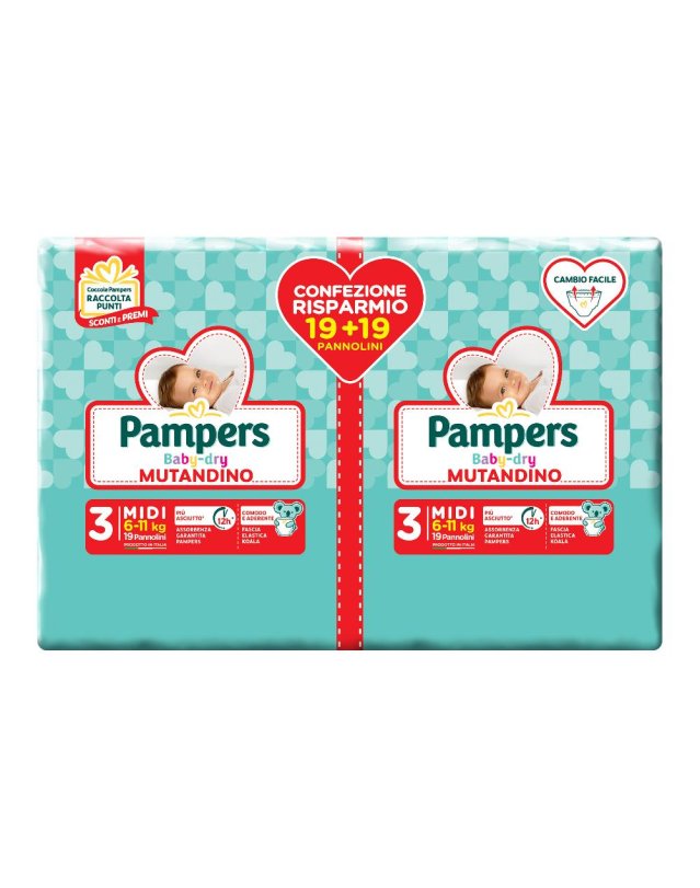PAMPERS BD MUT DUODWCT MIDI38P