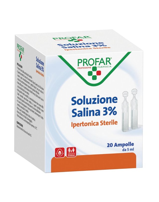 PROFAR SOLUZ IPERT 3% 5ML 20PZ