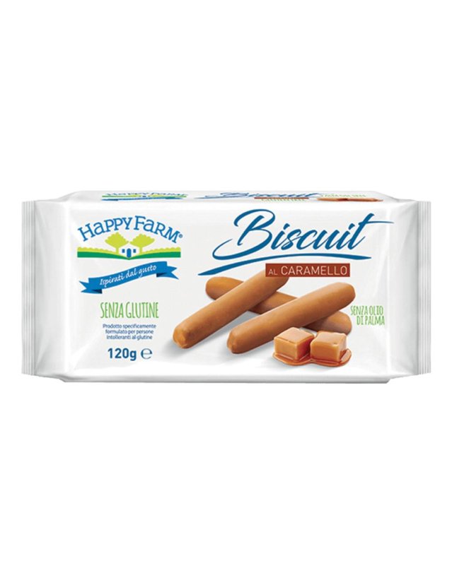 HAPPY FARM Bisc.Caramello 120g