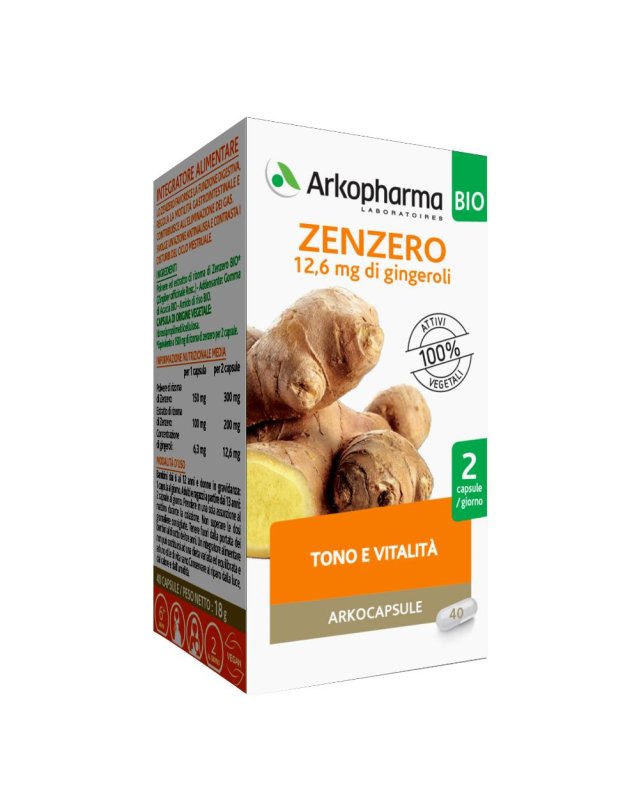 ARKOCAPSULE ZENZERO BIO 40CPS