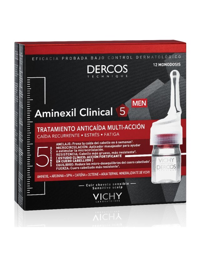 DERCOS AMINEXIL Uomo 12f.6ml