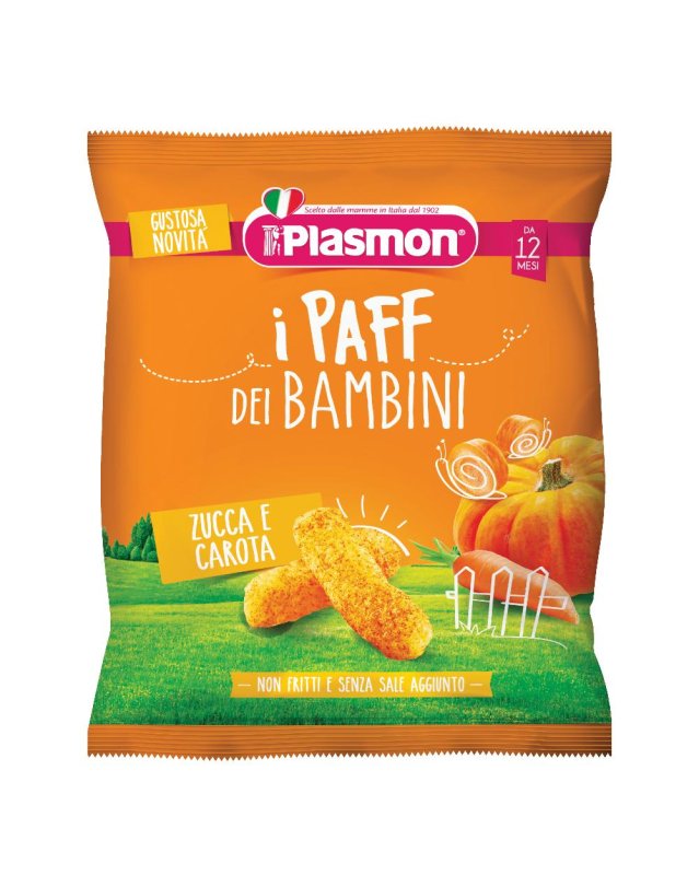 PLASMON PAFF Snack Zucca/Car.