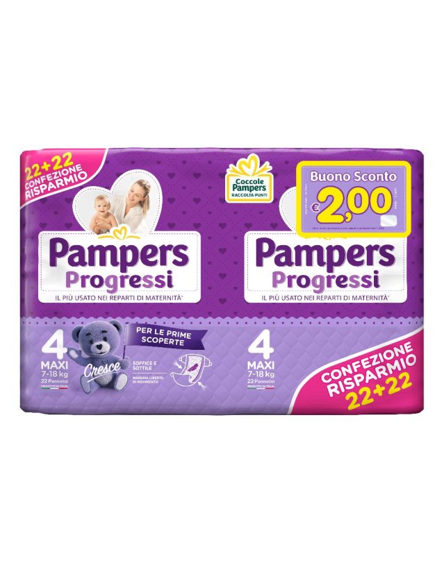 PAMPERS PROGRESSI MAXI 44PZ 0241