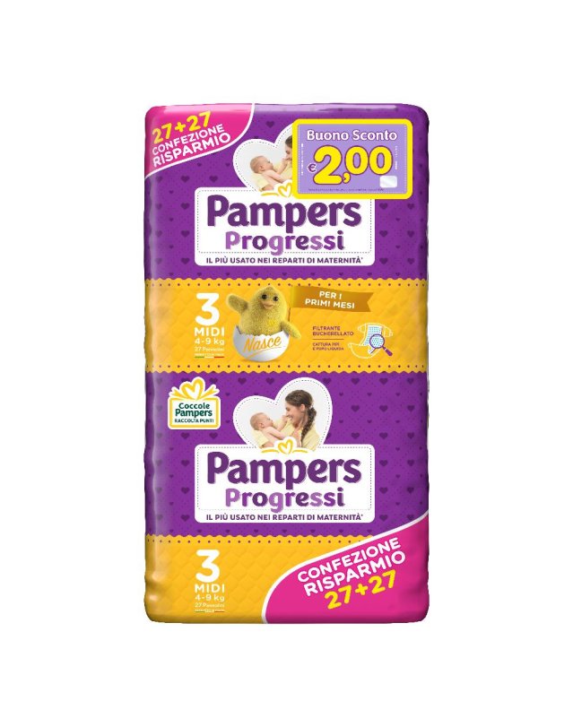 PAMPERS PROGRESSI MIDI 54PZ 0239