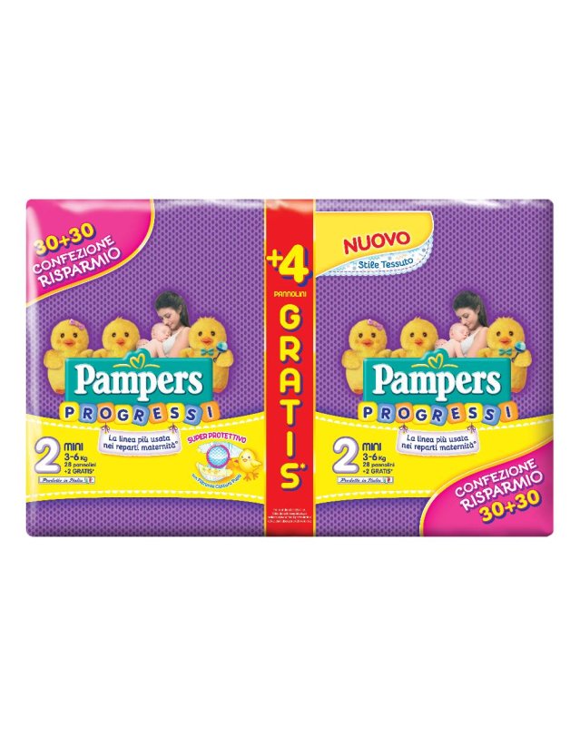 PAMPERS PROGRESSI MINI 60PZ