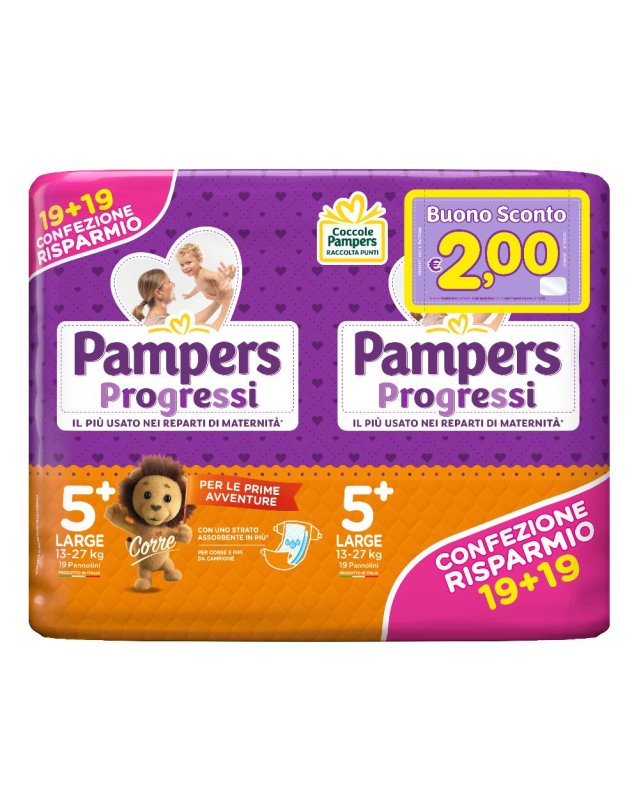 PAMPERS PROGRESSI LARG 38PZ 0245