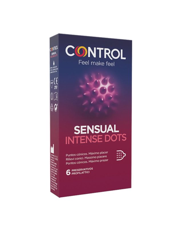 CONTROL*Sensual Inten.Dots 6pz