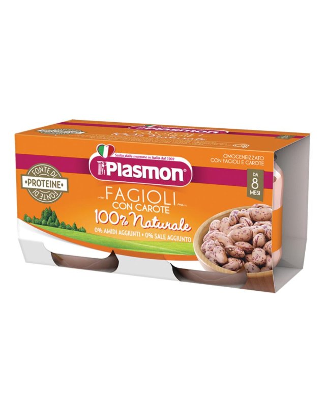 OMO PL.Fagioli/Carote 2x80g